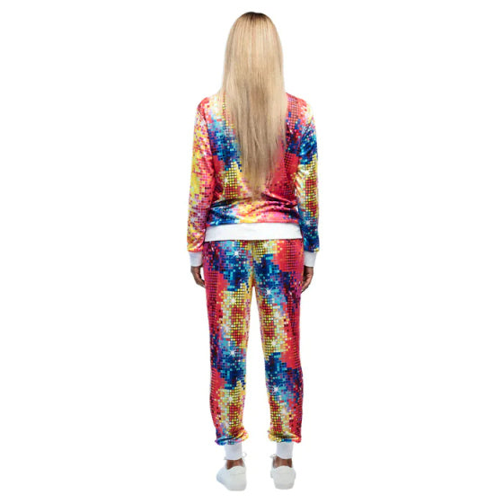 Load image into Gallery viewer, Boland Disco Babe Trainingspak Dames Multicolor maat L