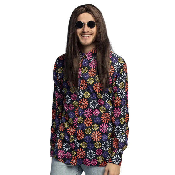 Chargez l'image dans la visionneuse de la galerie, Boland Flower Shirt Heren Polyester maat L