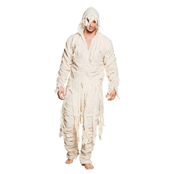 Load image into Gallery viewer, Boland mummie halloween kostuum heren beige maat 50 52