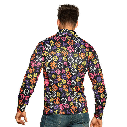 Chargez l'image dans la visionneuse de la galerie, Boland Flower Shirt Heren Polyester maat L