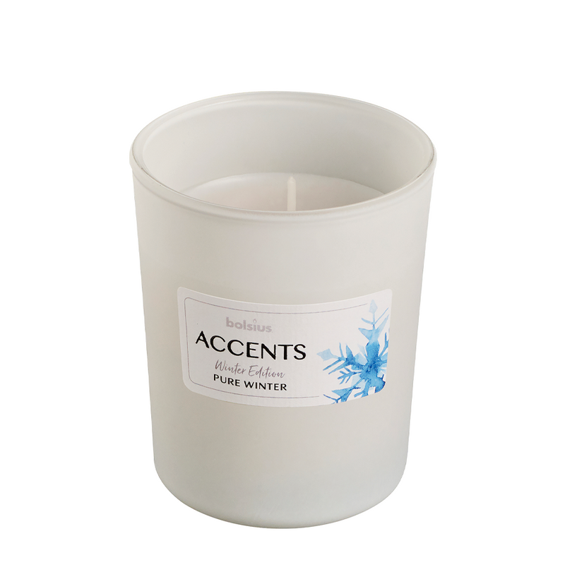 ギャラリービューアに画像をロードする, Bolsius geurglas accents pure winter 92 76mm
