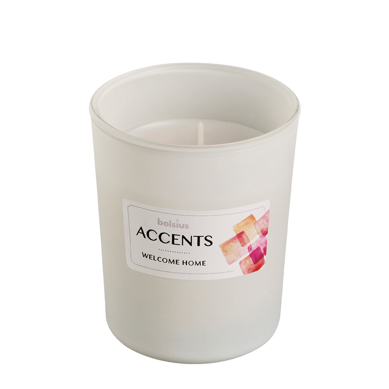 ギャラリービューアに画像をロードする, Bolsius geurglas accents welcome home 92 76mm