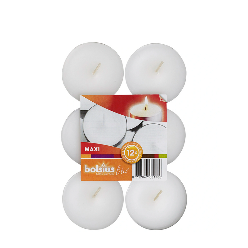 Afbeelding laden in galerijviewer, Imp bolsius maxi theelichten lites 8 uur 12 stuks