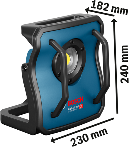 Load image into Gallery viewer, Bosch blauw gli 18v-4000 c | 18v li-ion | accu lamp | 4000 lumen | zonder accu's en lader - 0601446800