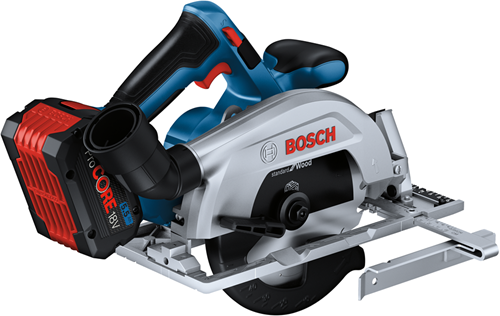 ギャラリービューアに画像をロードする, Bosch blauw gks 18v-57-2 accu-cirkelzaag | 165 mm | 2 x 5.5 ah accu + snellader | in l-boxx 06016c1202