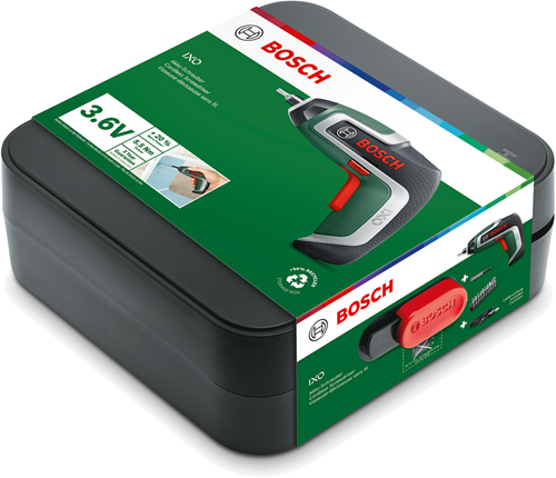 Load image into Gallery viewer, Bosch groen ixo 7 accu schroevendraaier | 3,6 v | 2,0 ah | 5,5 nm | incl. 10-delige bitset | in opbergbox - 06039e0000