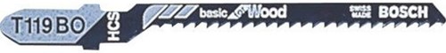 Afbeelding laden in galerijviewer, Bosch accessoires 5x basic voor hout decoupeerzaagblad t119bo - 2608630310
