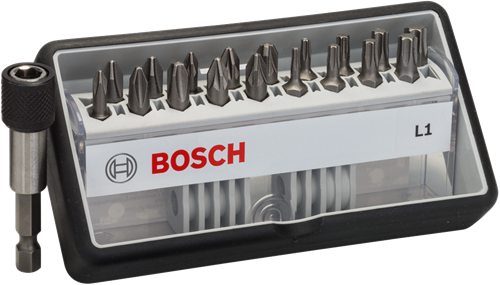 Laden Sie das Bild in Galerie -Viewer, Bosch accessoires bitset | extra hard l1 | robustline | 19-delig | 2607002567 - 2607002567