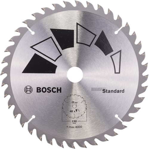 Afbeelding laden in galerijviewer, Bosch accessoires cirkelzaagblad basic 190x22x20 16,t40 - 2609256819