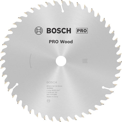 Load image into Gallery viewer, Bosch accessoires cirkelzaagblad optiline wood 184 x 16 x 2,6 mm, 48 1st - 2608641181