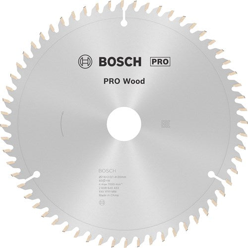 Afbeelding laden in galerijviewer, Bosch accessoires bosch pro wood cirkelzaagblad, 216 x 2 x 30 mm