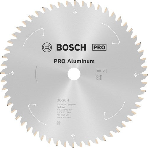 ギャラリービューアに画像をロードする, Bosch accessoires cirkelzaagblad st aluminium 184x16x2 1.5x56t - 2608837766