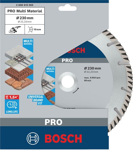 Afbeelding laden in galerijviewer, Bosch accessoires diamantdoorslijpschijf standaard for universal 230 mm - 2608615065