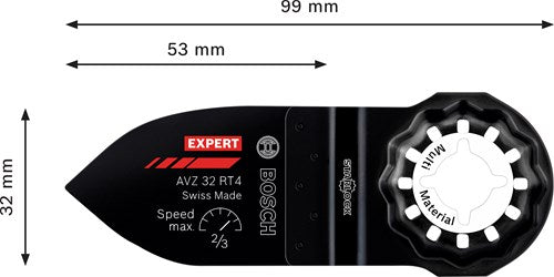 Load image into Gallery viewer, Bosch accessoires expert avz 32 rt4 schuurvinger | 32 x 53 mm - 2608902066