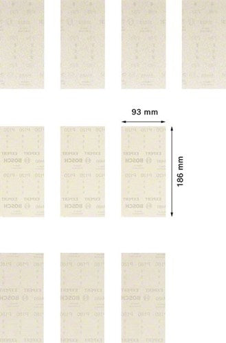 Load image into Gallery viewer, Bosch accessoires expert m480 schuurnetset 93 x 186 mm 10-delig - 1 stuk(s) - 2608901206