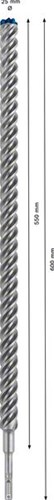 Load image into Gallery viewer, Bosch accessoires expert sds plus-7x hamerboor 25 x 550 x 600 mm - 1 stuk(s) - 2608900152