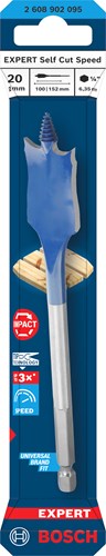 Afbeelding laden in galerijviewer, Bosch accessoires expert speedboor self cut speed | zeskantschacht | 20 x 152 mm - 2608902095