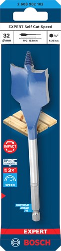 Afbeelding laden in galerijviewer, Bosch accessoires expert speedboor self cut speed | zeskantschacht | 32 x 152 mm - 2608902102