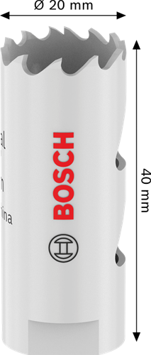 Afbeelding laden in galerijviewer, Bosch accessoires gatzaag met schroefdraad voor meerdere materialen | 20 x 40 mm - 2608594562