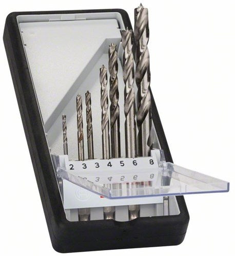 Load image into Gallery viewer, Bosch accessoires houtborenset | robustline | zeskant | 7-delig | 2607019923 - 2607019923