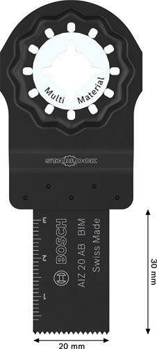 Chargez l'image dans la visionneuse de la galerie, Bosch accessoires multi material zaagblad aiz 20 ab | starlock | 20 x 30 mm | 5 stuks - 2608669252