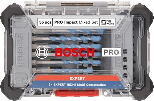 ギャラリービューアに画像をロードする, Bosch accessoires bosch pro slagschroevendraaier bits en multi bouwboor gemengd set...