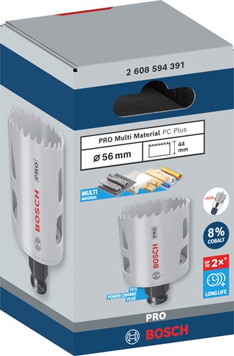 ギャラリービューアに画像をロードする, Bosch accessoires pro multi material pc plus gatzaag | 56 mm - 2608594391