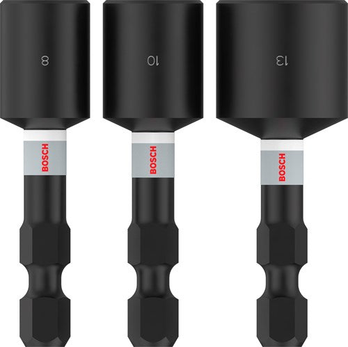 Laden Sie das Bild in Galerie -Viewer, Bosch accessoires pro nutsetter impact dop | 8 x 50 | 10 x 50 | 13 x 50 mm | 3-delig - 2608521u64