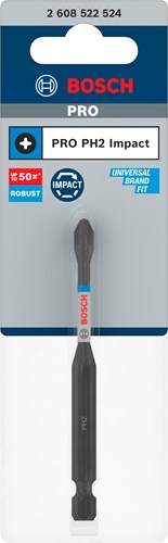 Afbeelding laden in galerijviewer, Bosch accessoires pro phillips slagschroefbit | ph2 | 90 mm - 2608522524