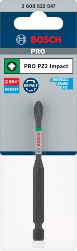 Chargez l'image dans la visionneuse de la galerie, Bosch accessoires pro pozidriv slagschroefbit | pz2 | 90 mm - 2608522547