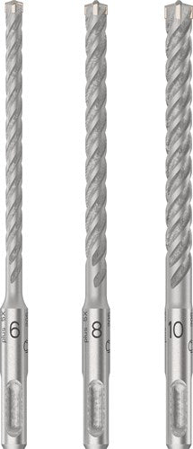 Laden Sie das Bild in Galerie -Viewer, Bosch accessoires pro sds plus-5x hammer drill bit set | 6 8 10 mm | 3 pcs - 2608833912