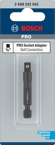 Chargez l'image dans la visionneuse de la galerie, Bosch accessoires pro socket adapter met kogelaansluiting | 1 4 | 50 mm - 2608522562