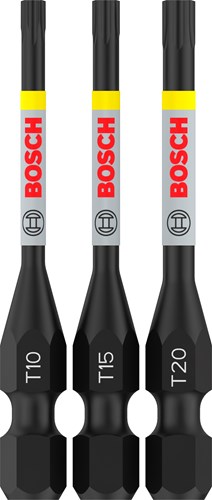 Afbeelding laden in galerijviewer, Bosch accessoires pro t impact bits | t10 | t15 | t20 | 55 mm | 3 stuks - 2608521u54