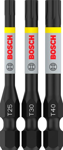 Chargez l'image dans la visionneuse de la galerie, Bosch accessoires pro t impact bits | t25 | t30 | t40 | 55 mm | 3 stuks - 2608521u55