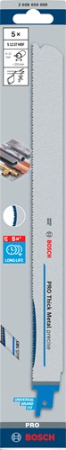ギャラリービューアに画像をロードする, Bosch accessoires pro thick metal precise s1237hbf zaagblad | 1 |1 x 25 x 300 mm | 5-delig - 2608659000