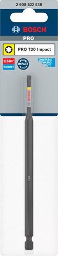Chargez l'image dans la visionneuse de la galerie, Bosch accessoires pro torx slagschroefbit | t20 | 150 mm - 2608522538