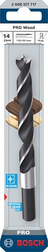 Cargue la imagen en el visor de la galería, Bosch accessoires pro wood houtboor | cyl | 14 x 96 x 151 mm | d 10 mm - 2608577717