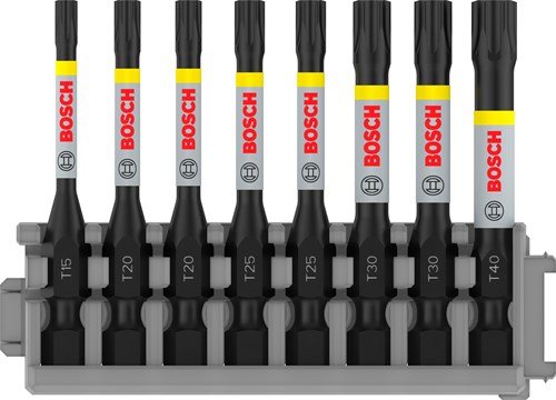 Load image into Gallery viewer, Bosch accessoires schroefbit impact control t15 t20 t25 t30 t40 50 mm 8x - 2608522329