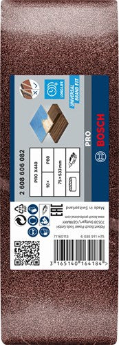 ギャラリービューアに画像をロードする, Bosch accessoires schuurbanden redwood | 75 x 533 mm | k80 | per 10 | 2608606082 - 2608606082