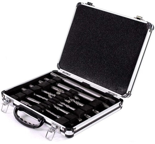 Load image into Gallery viewer, Bosch accessoires sds-plus boor- en beitelset | 11-dlg | in aluminium koffer - 2608579916