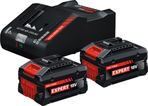 Load image into Gallery viewer, Bosch blauw accu starterset exba18v-80 160 | 2x exba18v-80 + lader exal18v-160 - 1600a0373t