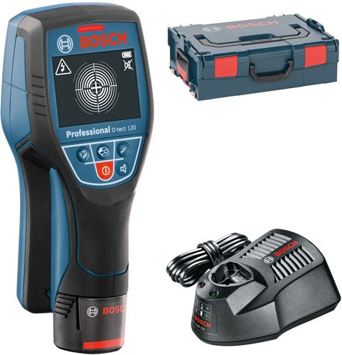 Afbeelding laden in galerijviewer, Bosch blauw bosch professional detector d-tect 120 (1 x accu 12 v + lader al 1130 cv)