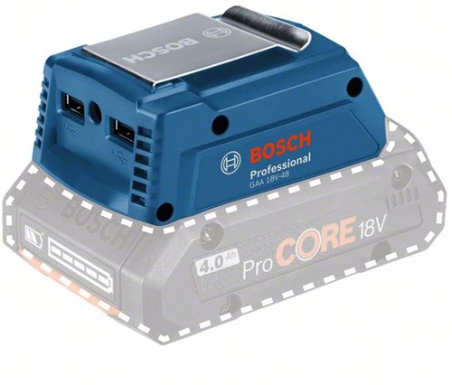 Afbeelding laden in galerijviewer, Bosch blauw bosch professional gaa 18v-48 usb-oplaadadapter - 06188000l6