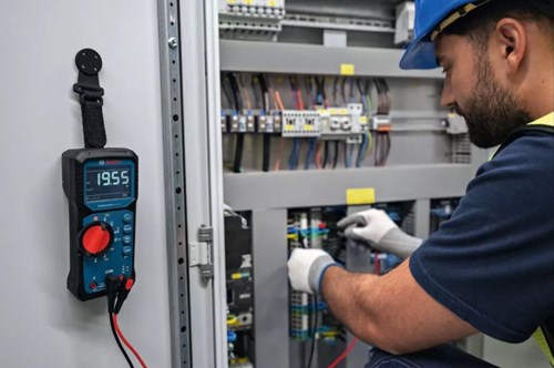Load image into Gallery viewer, Bosch blauw gdm 600-15 professional multimeter + mh1 magneethouder - 0601077301