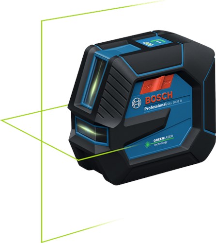 Load image into Gallery viewer, Bosch blauw gll 20-22 g lijnlaser | 4x batterij 1,5v lr6 (aa) | in doos - 0601065600