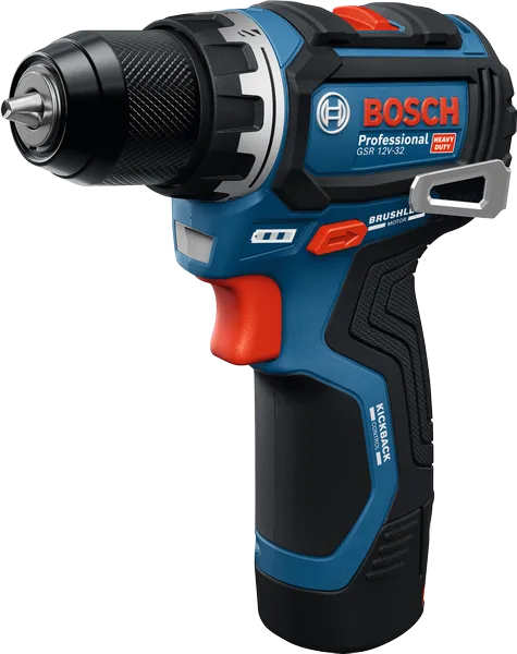 ギャラリービューアに画像をロードする, Bosch blauw gsr 12v-32 accuschroefboormachine | solo in l-boxx | zonder accu en lader - 06019n7001
