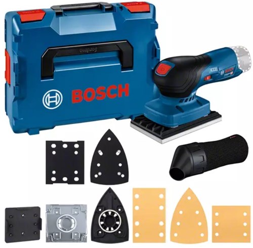 Load image into Gallery viewer, Bosch blauw gss 12v-13 | accu vlakschuurmachine | 12v | zonder accu's en lader | incl. accessoireset | in l-boxx 136 - 06019l0001