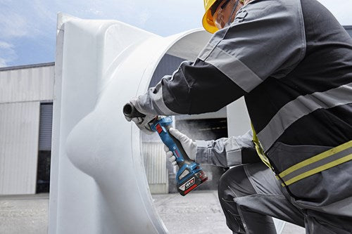 Load image into Gallery viewer, Bosch blauw gws 18v-11 s accu haakse slijper | exclusief accu's en lader - 06019n4000
