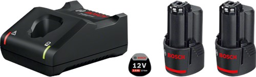 Load image into Gallery viewer, Bosch blauw starterset advanced - 2 x gba 12v 3.0ah + gal 12v-40 professional - 1600a019rd