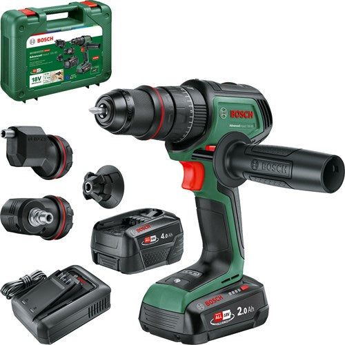 Load image into Gallery viewer, Bosch groen advancedimpact 18v-80 quicksnap | accu klopboormachine | 82 nm | incl. accessoires | 2x 18 v li-ion accu's (2,5 ah 4.0 ah) + oplader | in koffer - 06039e2104